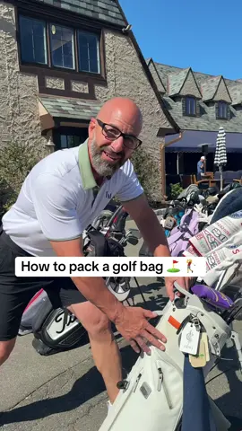 How to pack a golf bag ⛳️ 🏌️‍♂️ 