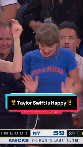 Replying to @NBA 🏆 Go Taylor! 💃 Go Taylor! 💃 🏆 #NBAFinals #NBA #Basketball #TaylorSwift #Knicks 