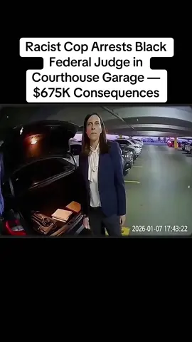 Racist Cop Arrests Black Federal Judge in Courthouse Garage — $675K Consequences#storytime #story #stories 
