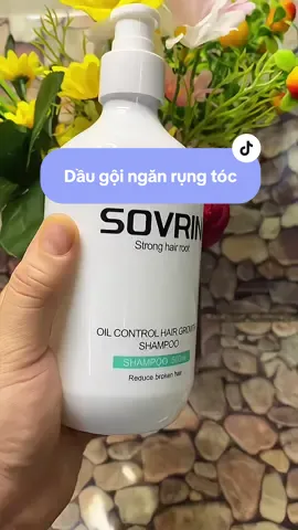 Tóc gãy rụng,đổ dầu nhiều mấy c tham khảo chai dầu gội Sovrin này nè.e dùng thấy cải thiện ok lắm #daugoinganrungtoc #daugoimuottoc 