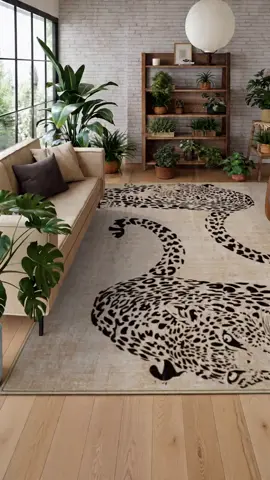Leopard Pattern Non-Slip Floor Mat, Creative Animal Print Soft Carpet, Decorative Area Rug for Living Room Bedroom #customfloormats #persiancarmats #outdoorrug #livingroomrug #arearugs #kitchenmats #homeflooring #kitchenrugs #wayfairrug #leopardcomforterset