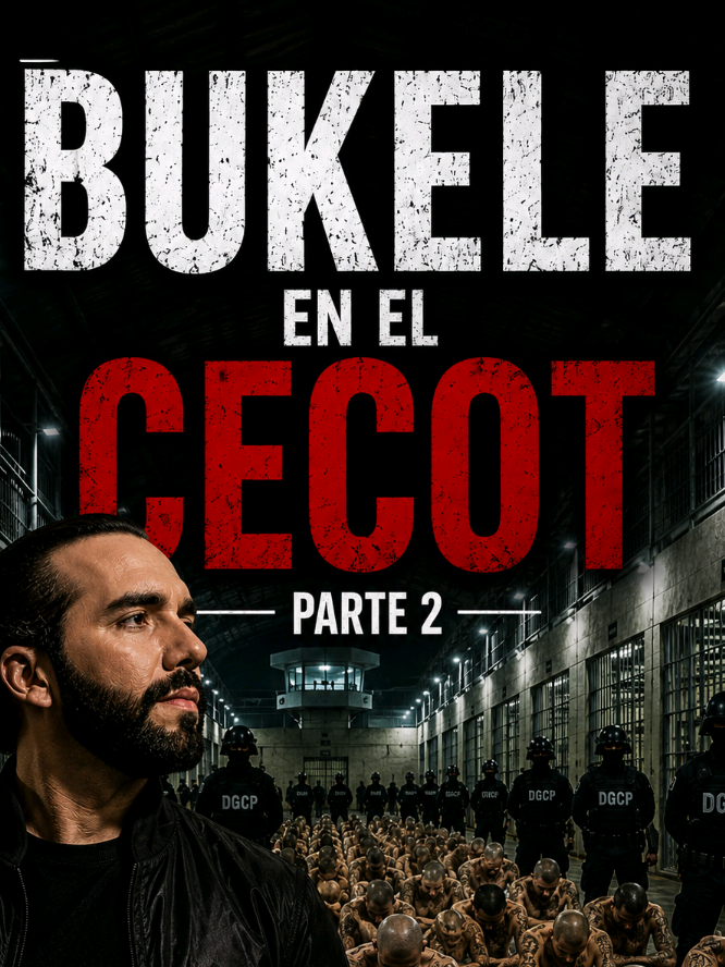 La cárcel más grande de América y  la más segura del mundo 😱 #bukele #cecot #carcel #pandilleros 