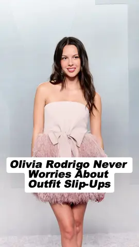 Olivia Rodrigo Never Worries About Outfit Slip-Ups#oliviarodrigo #celebrity #fyp #usa #popculturenews 
