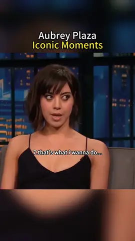 Aubrey Plaza iconic moments #aubreyplaza #celebrity #funny #iconic #fyp 