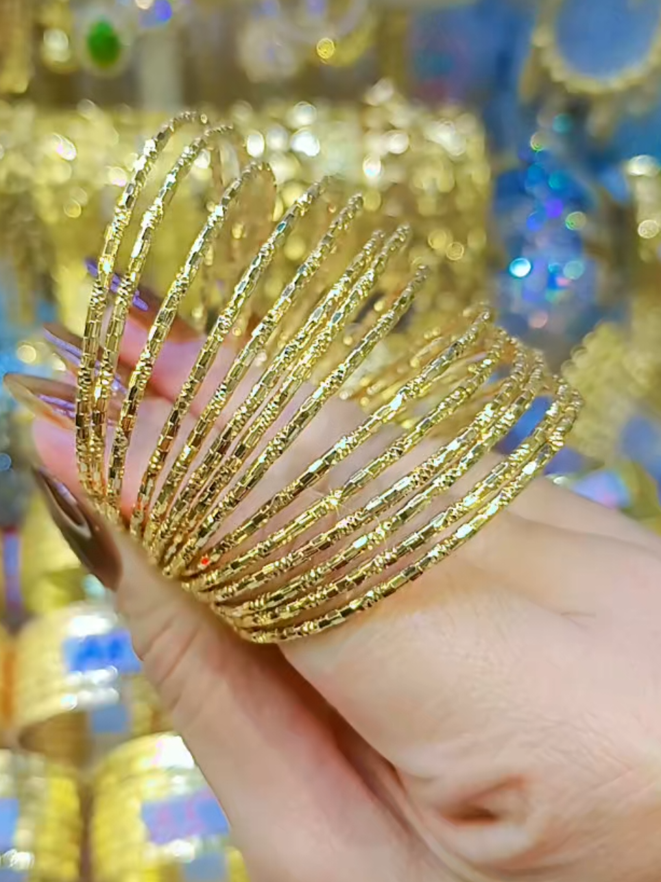 ximen mắt tre màu 18k #LearnOnTikTok #thanhloan8989 #vàng18k #vongximen #vàng 