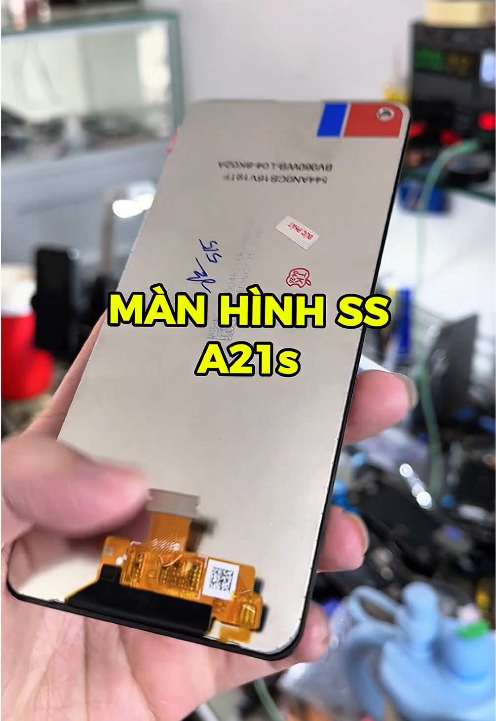 Màn hình Samsung A21s cao cấp cho anh em về tự thay thế màn hoặc mang ra tiệm nhờ sửa nhé #manhinhdienthoai #linhkiendienthoai #linhkiendientu #manhinhsamsung #a21s 