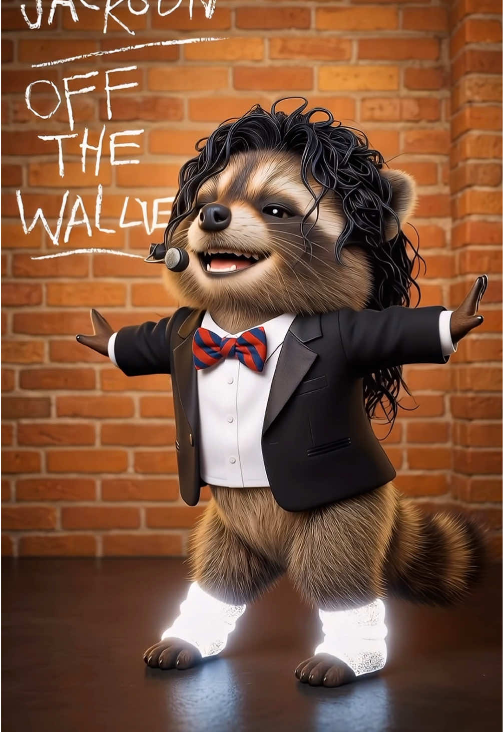 Off the Wall, Full of Joy 🧱🎶 This song is pure motion, light, and happiness. Hugh didn’t just dance to the beat — Hugh celebrated it. A joyful tribute to Michael Jackson and the music that still makes people smile. 🪩🎶✨ #DontStopTilYouGetEnough  #MichaelJackson #OffTheWall #HughRaccoon #HughDance