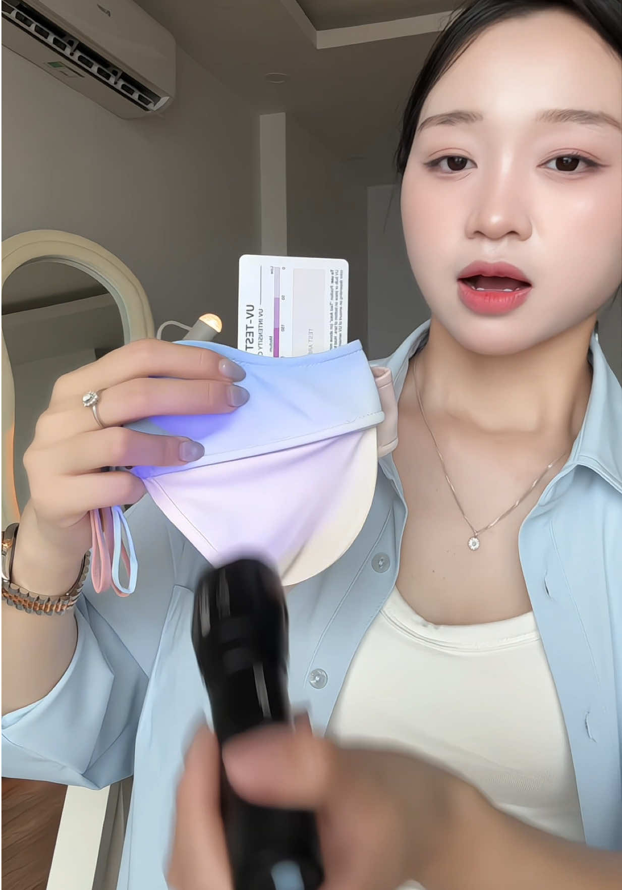 Khẩu Trang Chống Nắng Thoáng Khí #diemxinhh #khautrang 