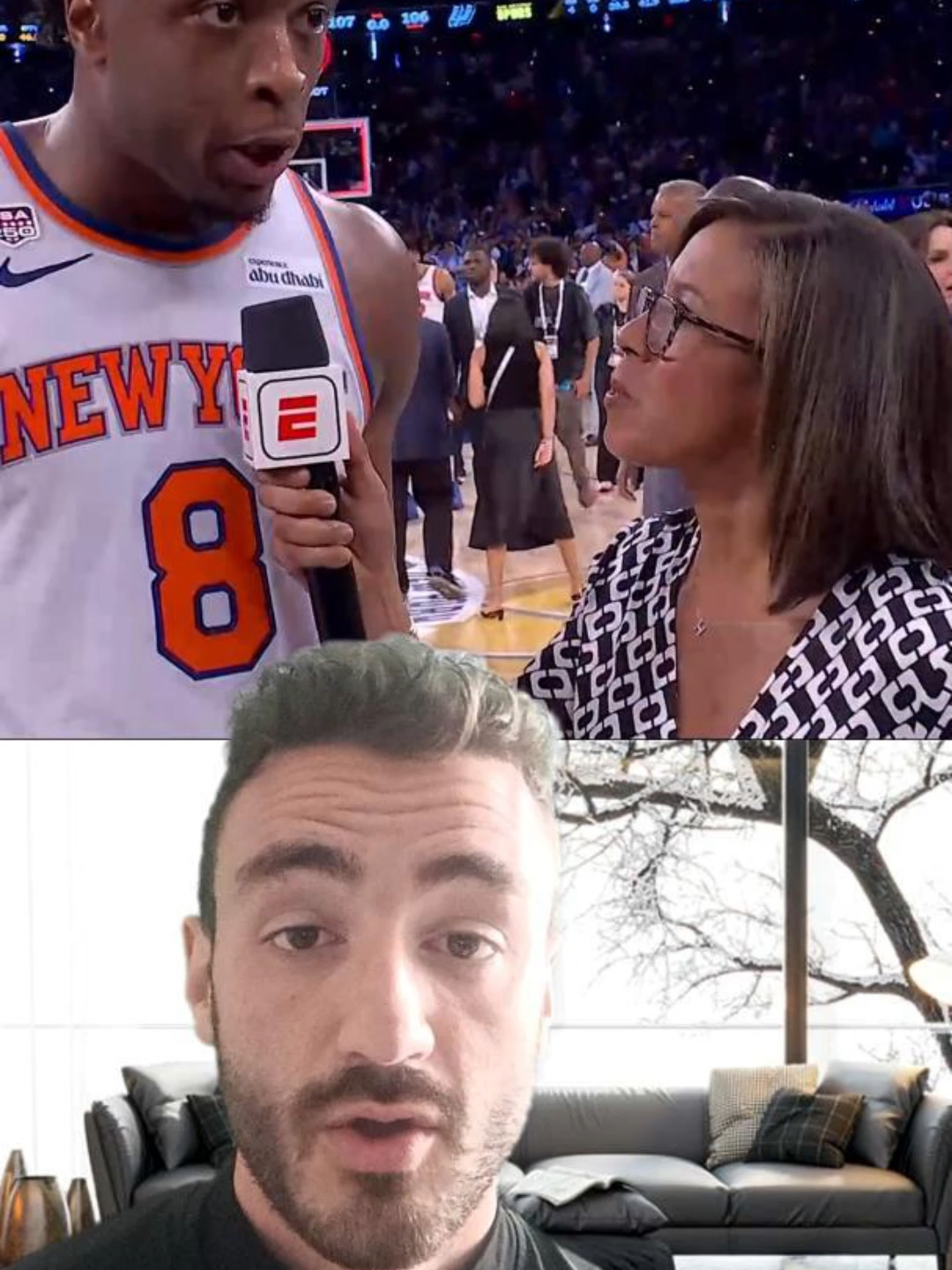 Le HEROS des KNICKS au GAME 4 !! #nbafinals #basketballtiktok #playoffs #knicks #oganunoby 
