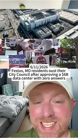 Festus, MO residents oust their City Council after approving a $6B data center with zero answers #festusmo #missouri #datacenter #localnews #accountability #viral #fyp #foryou #fafo #tiktok #ai