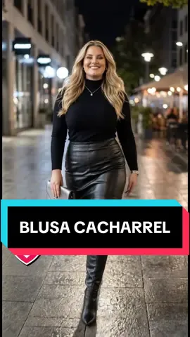 BLUSA MANGA LONGA CACHARREL CANELADA GOLA ALTA #blusamangalonga #cacharrel #blusa #plussize #blusaplussize 