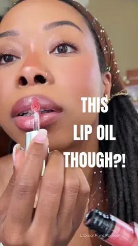 I’m loving the L’Oréal Plump Ambition Hyaluron Lip Oil! My lips feel so plump and soft and the tingling sensation you get from plumping gloss is very light and comforting. No pain! The Rose lights color is GORGEOUS 😍 @loréal paris usa  #lorealparispartner #lipgloss #plumpinglipgloss #lipglosslover #makeuptok 