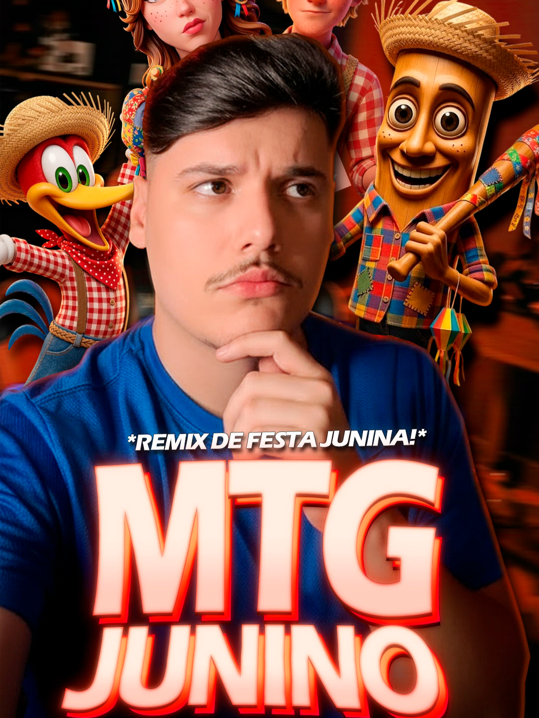 fiz um MTG pra festa junina @djaylbeats #festajunina #arraiá #mtg #montagem #djdart