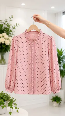 FADFAD kemeja cetak temperamen gaya baru atasan wanita elegant #atasanwanita #kemeja #korea 