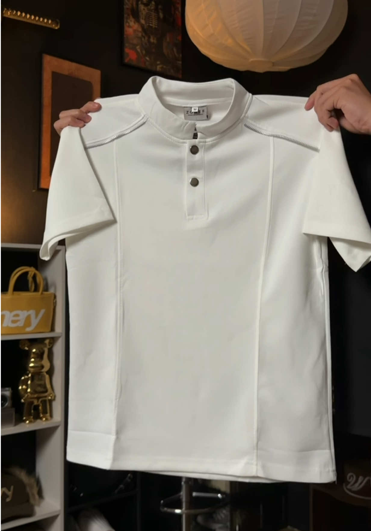 Áo kiểu này đỉnh quãiiii #aothun #aophong #basic #outfit #thoitrang 