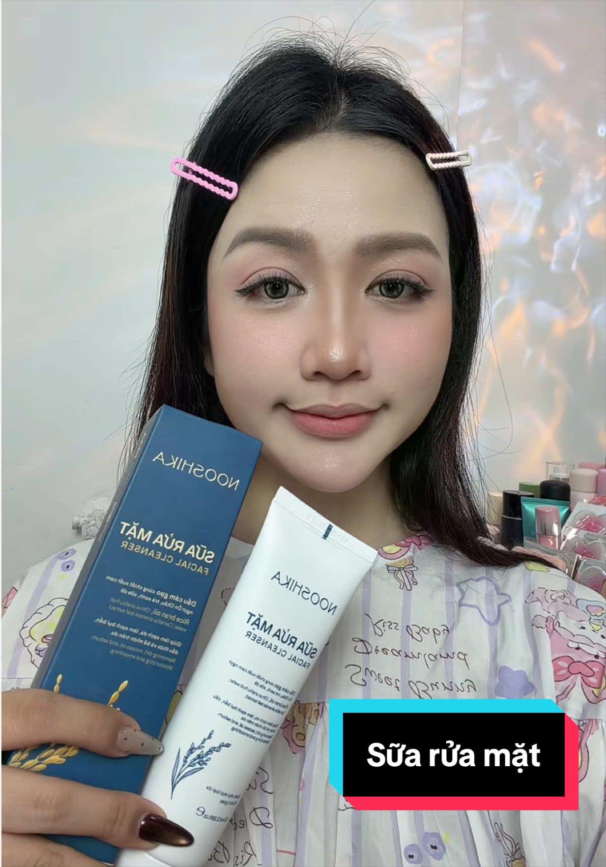 Sữa rửa mặt noshika sử dụng được cho mọi loại da, giúp hỗ trợ mụn , dầu nhờn , làm sạch sáng da #xuhuong #noshika #suaruamat #skincare #chamsocda 