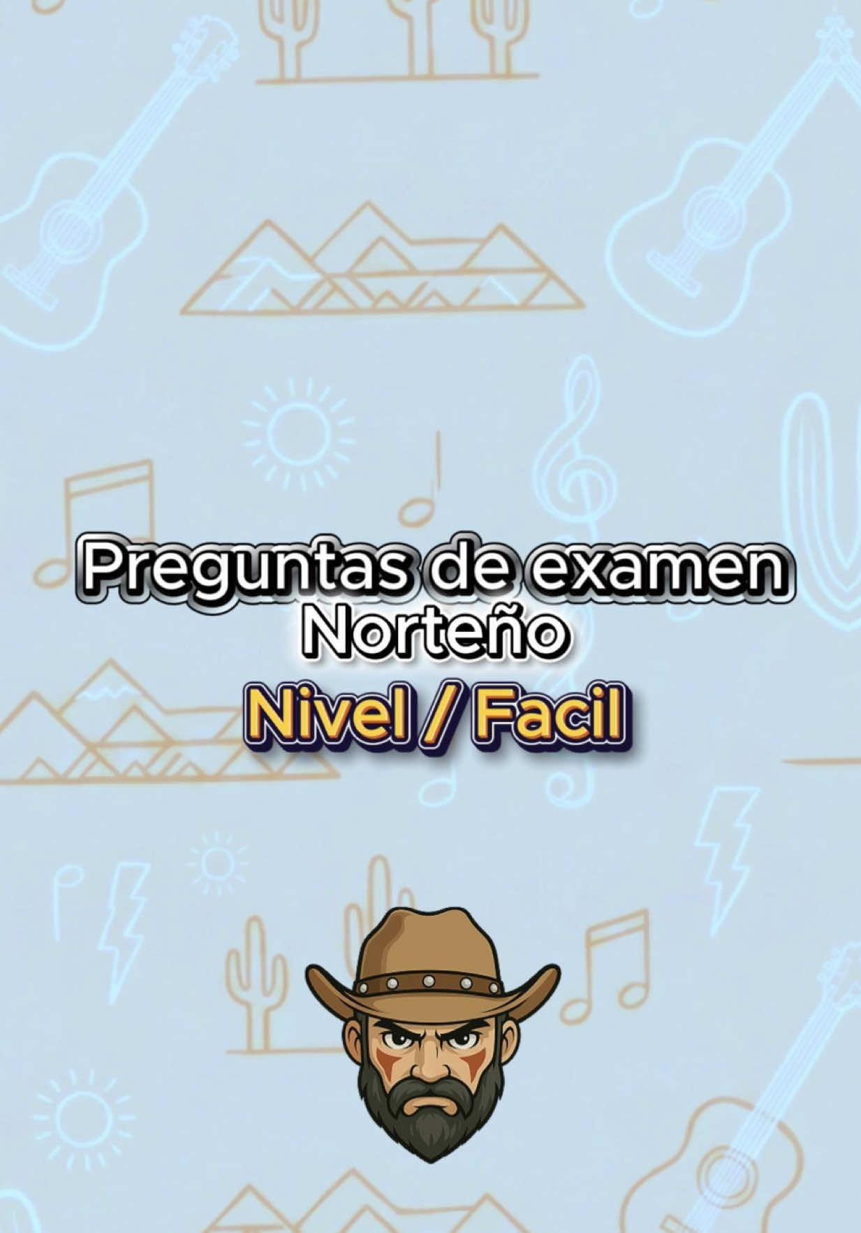 Preguntas de examen norteño Nivel/ Fácil 🟢 #regionalmexicano #norteñas 