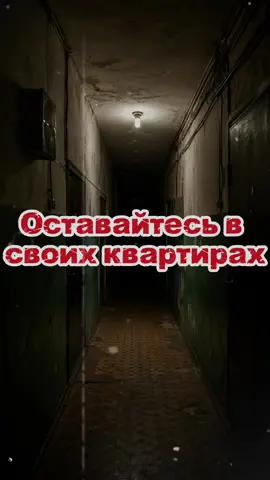 В старой девятиэтажке внезапно прозвучало аварийное объявление. Жильцам приказали не выходить из квартир, не открывать двери соседям и не смотреть в глазок, если кто-то зовёт по имени. Сначала это выглядело как обычная тревога. Пока за дверью не заговорила соседка. Посмотри до конца #тревога #страшилка #nightmare #horror #мистика 