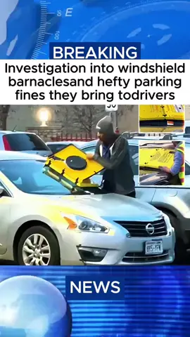 Investigation into windshield barnaclesand hefty parking fines they bring todrivers#fyp #breakingnews #car #tiktok #usa