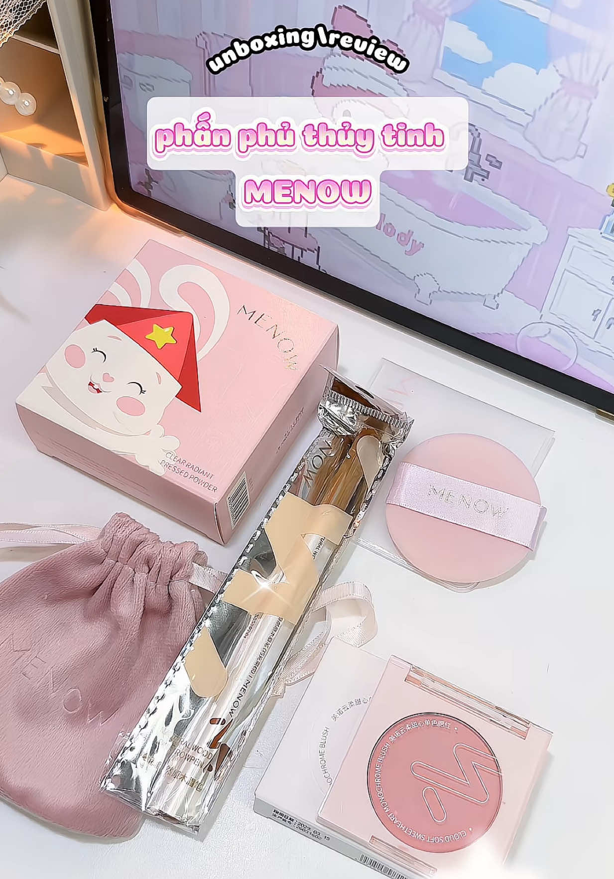 🥹Vd trước hết gói capcut pro gồi, chỉnh giọng ko kịp các bbi ơi, up đại luôn… 🫪Thoi kệ đại đại thêm vd này nữa nghen 🫶🏻 💕🌸🎀Ai kêu nhà Menow làm ra em Phấn phủ thủy tinh này chất phấn hạt siêu siêu nhỏ, lên da một phát là tạo hiệu ứng mờ lì, mướt mịn như hiệu ứng 