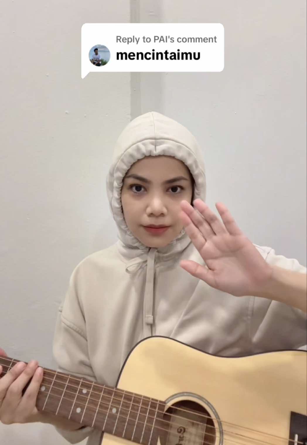 Replying to @PAI  Gigih tau cari intro semalam😅  #mencintaimu #acoustic #cover #singing #fypシ 