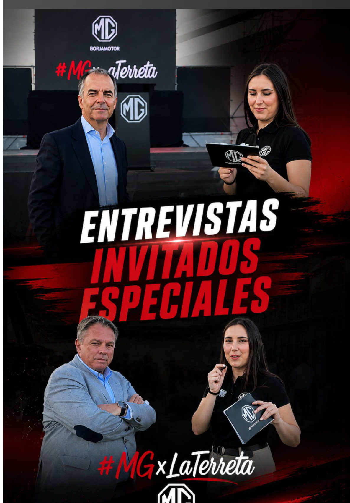 🎉🚗✨ ¡Ayer vivimos una noche para el recuerdo en #MGxLaTerreta! ✨🚗🎉 La pasión por la automoción, la innovación y el espíritu mediterráneo se dieron la mano en un evento único organizado por MG Motor Borjamotor. 🌅❤️ Tuvimos el privilegio de conversar con grandes protagonistas de la marca: 🎙️ Raúl Vázquez - Gerente MG Borjamotor, compartiendo la visión y el crecimiento de MG en nuestra tierra. 🎙️ Miguel Molina - Sales Manager MG España - acercándonos al presente y futuro de la marca. 🎙️ José Antonio Galve - Director de Marketing MG España, transmitiendo la esencia que hace de MG una marca cada vez más cercana a las personas. Y, por supuesto, escuchamos a los verdaderos protagonistas de la noche: nuestros invitados, clientes y amigos, que con su energía y entusiasmo hicieron que este evento fuera tan especial. 🥂✨ Gracias a todos los que formasteis parte de esta experiencia. Cada conversación, cada sonrisa y cada momento compartido nos recuerdan que detrás de cada vehículo hay historias, sueños y personas increíbles. ❤️ 𝗠𝗚 𝗕𝗼𝗿𝗷𝗮𝗺𝗼𝘁𝗼𝗿 𝗔𝗹𝗶𝗰𝗮𝗻𝘁𝗲 📞 865 69 46 12 📩 clientes@mgborjamotor.es 📍Ctra. de Ocaña, 56 (Alicante) 𝗠𝗚 𝗕𝗼𝗿𝗷𝗮𝗺𝗼𝘁𝗼𝗿 𝗘𝗹𝗰𝗵𝗲 📞 653 77 73 53 📩 elche1@borjamotor.com 📍Av. Crevillente, 68 (Elche) 𝗠𝗚 𝗕𝗼𝗿𝗷𝗮𝗺𝗼𝘁𝗼𝗿 𝗕𝗲𝗻𝗶𝗱𝗼𝗿𝗺 📞 672 20 24 53 📩 benidorm1@borjamotor.com 📍Av. Azorín, 16 (Finestrat) 𝗠𝗚 𝗕𝗼𝗿𝗷𝗮𝗺𝗼𝘁𝗼𝗿 𝗩𝗶𝗹𝗹𝗲𝗻𝗮 📞 661 77 66 35 📍Autovía de Alicante, 52, 03400 Villena 𝗠𝗚 𝗕𝗼𝗿𝗷𝗮𝗺𝗼𝘁𝗼𝗿 𝐃𝐞́𝐧𝐢𝐚 📞 965 28 88 00 📍Avda Alicante 24, 03700, Dénia #MGxLaTerreta #MGBorjamotor #MGEspaña #LaTerreta     🚘💫