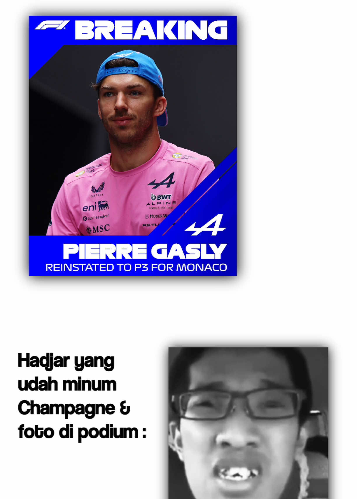 #formula1 || Peluk jauh buat fans isack hadjar😔💔 (section comment terbuka untuk para fans oracle redbull yang mau meluapkan emosinya✨💙😁). btw congrats gasly✌️ ||#redbullf1 #f1monaco #pierregasly #isackhadjar  video from:  @brokeboi 
