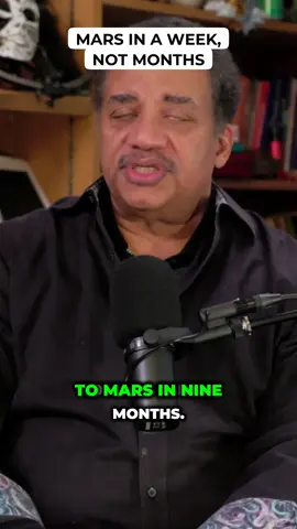 Why coast to Mars in 9 months when 1G acceleration gets you there in a week? Neil breaks it down. #Space #Mars #Physics #NeilDeGrasseTyson #Science