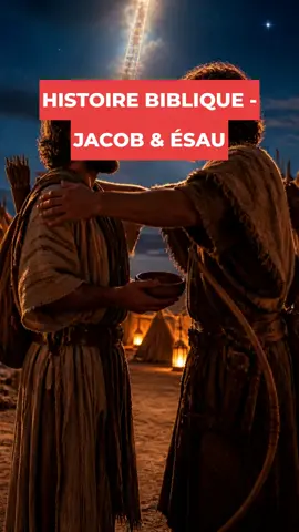 HISTOIRE BIBLIQUE - JACOB & ÉSAU #paroledeDieu #spiritualite #tiktokchretien #storytime #verite #jesus #histoirebiblique #bible #foi