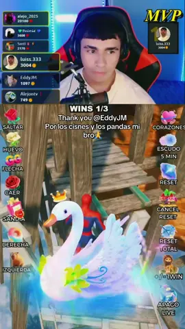 EddyJM, thank you for the incredible support in my LIVE! I will keep creating better LIVE content!@EddyJM #tiktoklive #livehighlights #livegift #swan #pandaclimb 