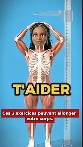 3 exercices simples pour aider votre corps à gagner en longueur naturellement.#croissance #taille #grandir #exercice 