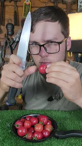 Esse é o melhor metodo de cortar os seus tomates mais rapido!!