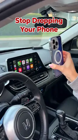 Stop dropping your phone in the car! 🚗💨 This holder holds 120+ LBS + MagSafe! 📱 #CarHacks #PhoneHolder #TikTokMadeMeBuyIt #CarAccessories