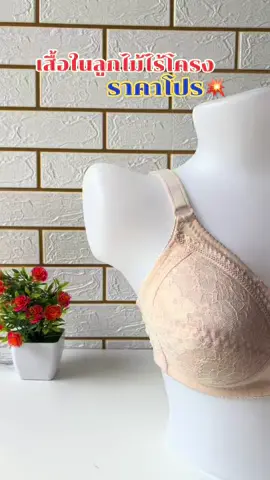 เสื้อในลูกไม้ไร้โครง เก็บทรงสวยใส่สบาย#เสื้อใน #เสื้อในลูกไม้ #เสื้อในสาวอวบ #ชุดชั้นในผู้หญิง #บราไร้โครง 