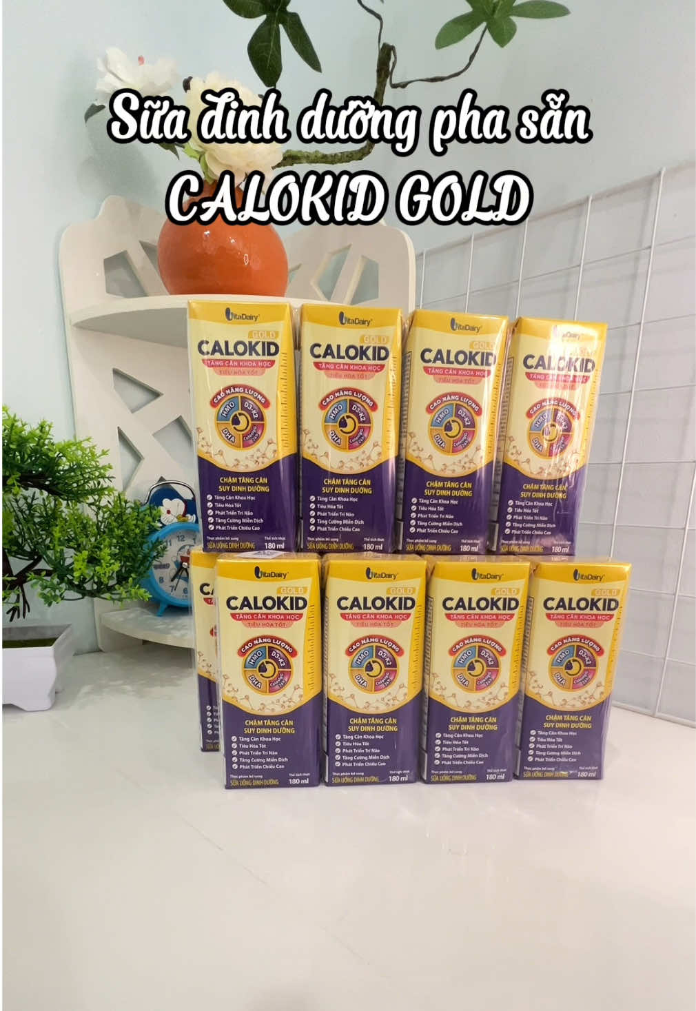 Con biếng ăn, chậm tăng cân lại hay ốm vặt thì các mẹ cho con dùng ngay calokid nha #bebiengan #suacalokid #calokid #vitadairy #calokidgold 