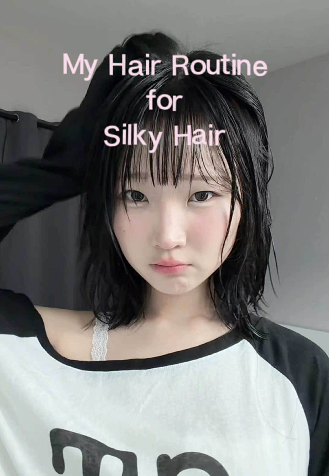 Silky Hair Check with MISE en SCÈNE Perfect Serum🧡🗯️ #มีสอองแซน #MISEenSCENE #MISEenSCENETH #PerfectSerum #Original