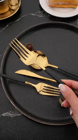 Stainless Steel Tableware Set, 24pcs Household Cutlery, Spoon Fork Knife Dessert Spoons, Party Dinnerware, Father's Day Gift #utensils #kitchenware #drinkwaremusthaves #tableware #woodenutensils #utensilstorage #outdoordiningset #silverwareset #2piecekitchenknifeset #32piecetupperwareset