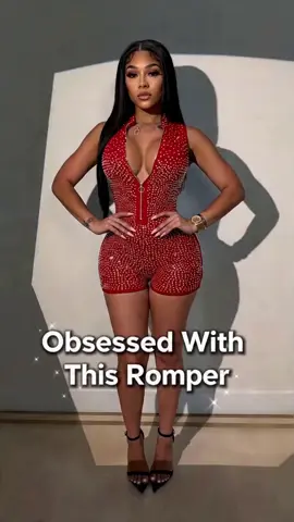 Women's Glitter Rhinestone Romper, Sexy Sleeveless Bodycon Jumpsuit, Valentine's Day Party, Elegant Standing Collar Design #rompers #summerjumpsuit #shapewearbodysuitforwomen #fashionnovajumpsuit #jumpsuitoutfits #shapewearjumpsuit #blackjumpsuit #womensromper #polkadotjumpsuit #rhinestonesuit