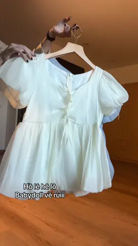 Áo Babydoll Kiểu Nữ Tay Bồng nhà Dily 🩵✨
