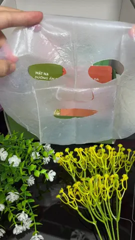 Mặt nạ Cỏ mềm có phôi mặt nạ từ  dừa tươi lên men cấp ẩm dưỡng sáng ngừa lão hoá #comem #matna #comem #matnacomem 