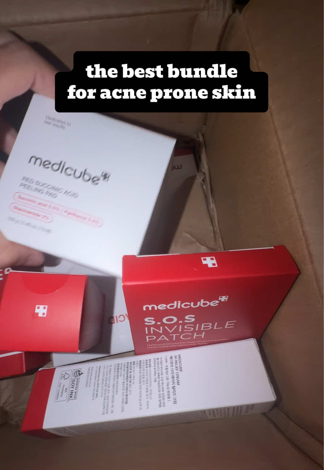 Medicube Stressed Skin Set for Acne Prone, Troubled, Breakout-Prone Skin, | Exfoliating, Calming, Soothing, Comforting, Barrier Support, Tone & Texture Care | Korean Skincare, K-Beauty @medicube global #acneproneskin #kbeauty #dealsforyoudays 