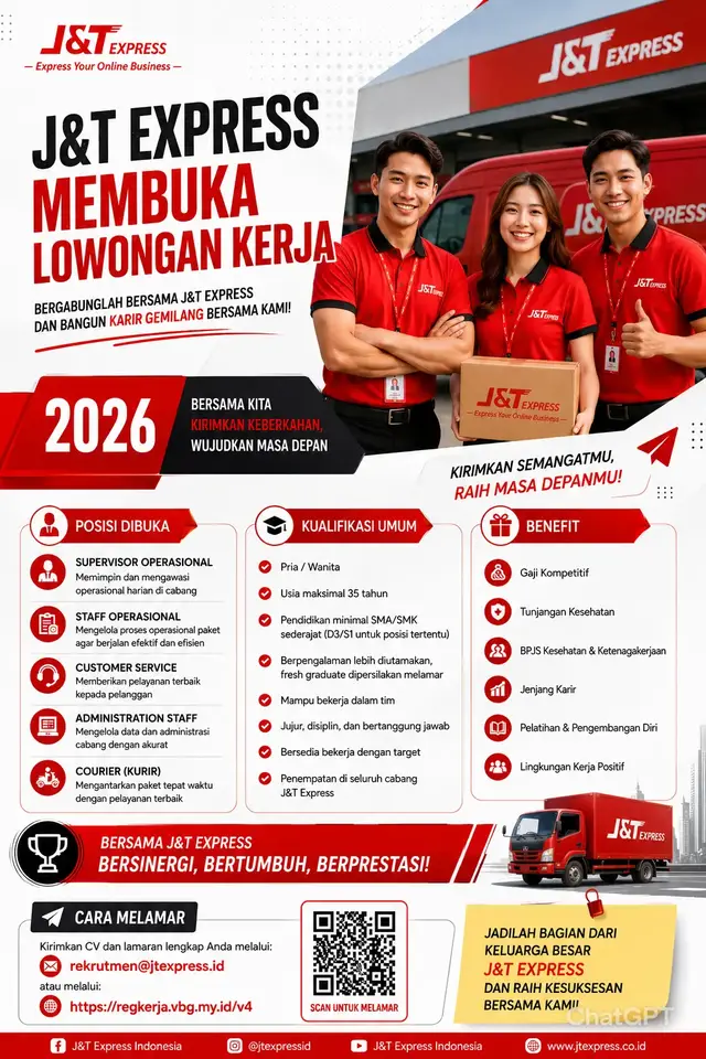 #InfoLoker #CariKerja #LokerSma #JNTExpress #LokerTerbaru 