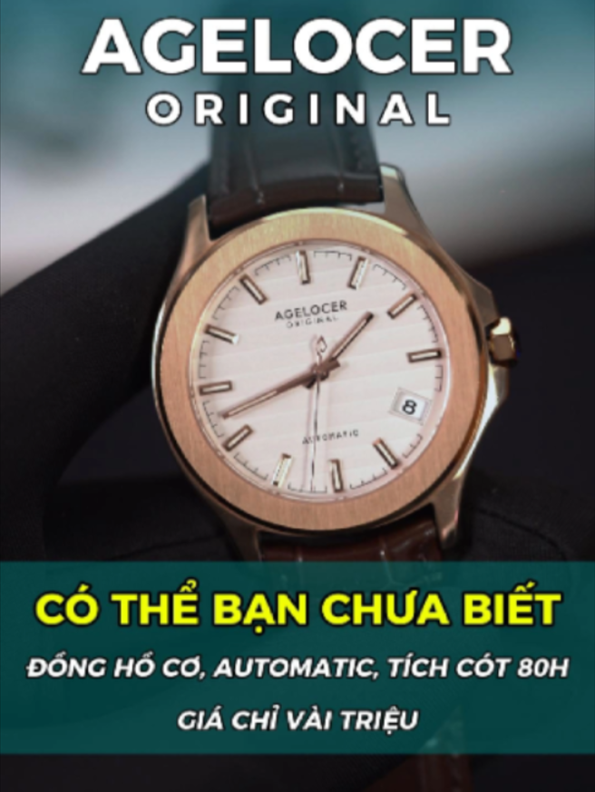 80 giờ tích cót ? #dongho #donghochinhhang #agelocer #donghonam