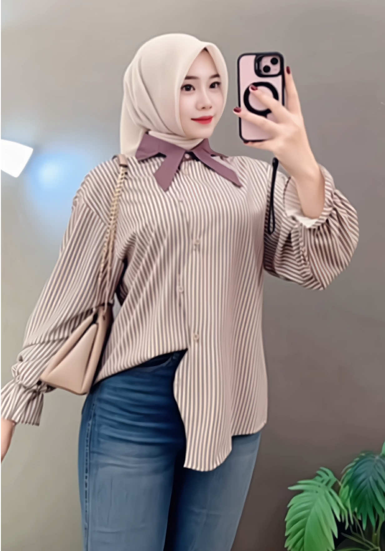 Cantik banget blousenya 😻🫶🏻😚 Spill disini 👉@ApinSiti  #kemejawanita #atasanwanita #blouse #OOTD #fypシ 