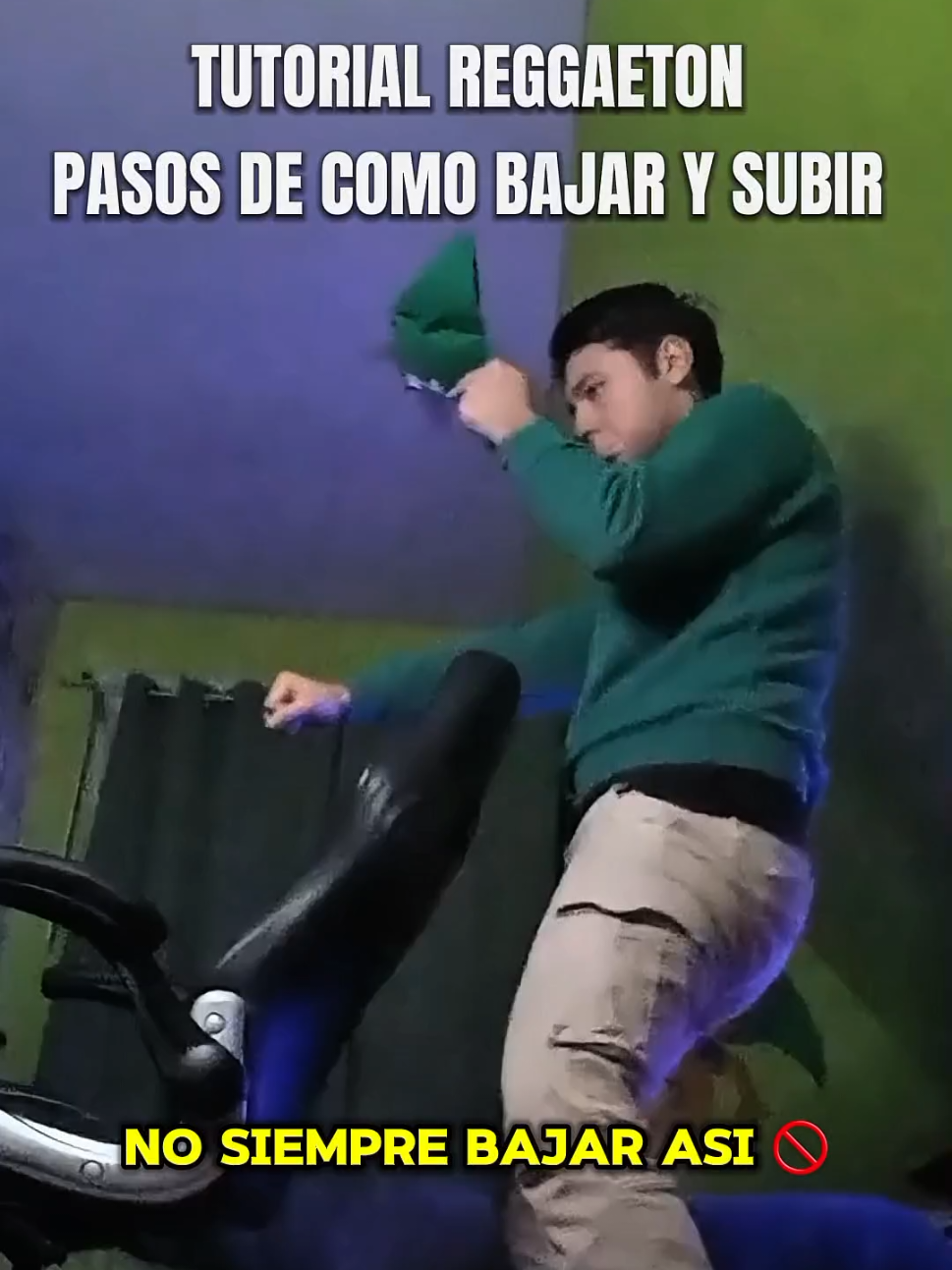 Tutorial reggaeton pasos de como bajar y subir #tutorial #pasos #reggaeton #baile  #matiasignaciomm 