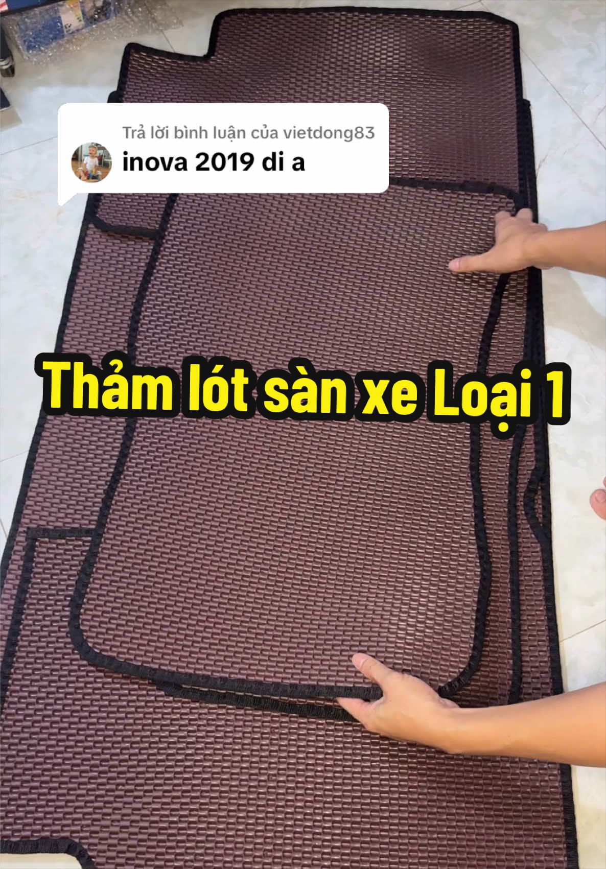 Trả lời @vietdong83 Vào giỏ hàng chọn đúng dòng xe và đời xe nha ae...xe sạch hơn, vệ sinh nhàn hơn chỉ nhờ một bộ thảm....#thamlotsanoto #thamlotsanxe #lotsanoto #phukienoto #dochoixehoi  @LụcTài shop  @LụcTài shop  @LụcTài shop 