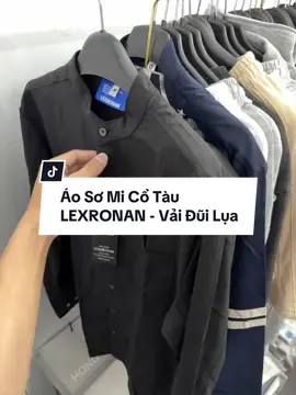 Áo Sơ Mi Cổ Tàu LEXRONAN - Vải Đũi Lụa Mềm Mát🤩🤩👆#aosomicotau #aosomidaitay #xuhuongg #xuhuongtiktok #affiliate 