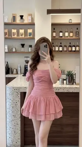 Đầm 2 dây tơ nhún #outfit #đầm2dây#thoitrangnu ##damxinh 