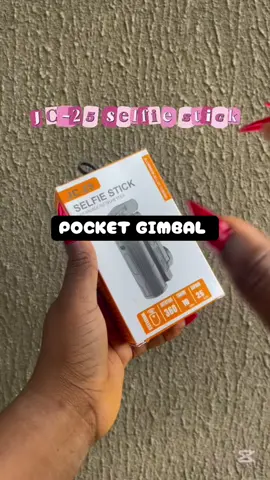 The most affordable pocket gimbal. The JC-25 can work as both a mini tripod and a gimbal for content creators, videographers or even vloggers. You can get one today by sending us a dm on WhatsApp. #contenttoolsinawka #awkacontentcreators #Jc25 #minitripods 