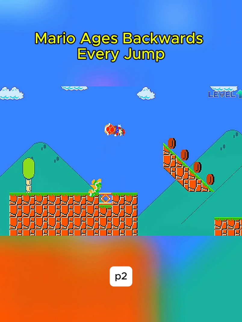 Mario Ages Backwards Every Jump #Mario #SuperMario #MarioChallenge #GamingTikTok #Nintendo #GamingChallenge #FYP #Gaming #GameAnimation #CursedMario #BrokenGame #PlotTwist #GamingTok #FYP #ForYou #ViralVideo #Trending #GamingShorts 